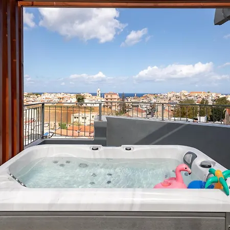Anele Luxury - Roof Jacuzzi Apartamento La Canea