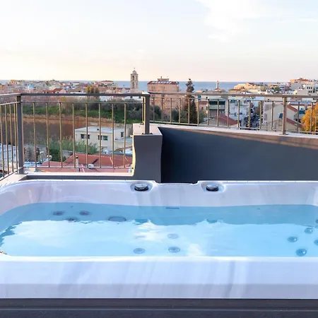 Anele Luxury - Roof Jacuzzi Appartamento La Canea