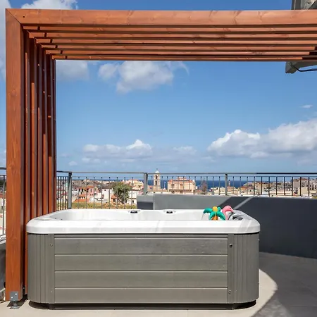 Anele Luxury - Roof Jacuzzi * La Canea